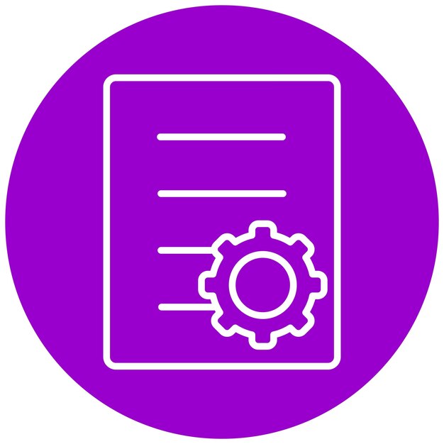 Vector vector design documents management icon style