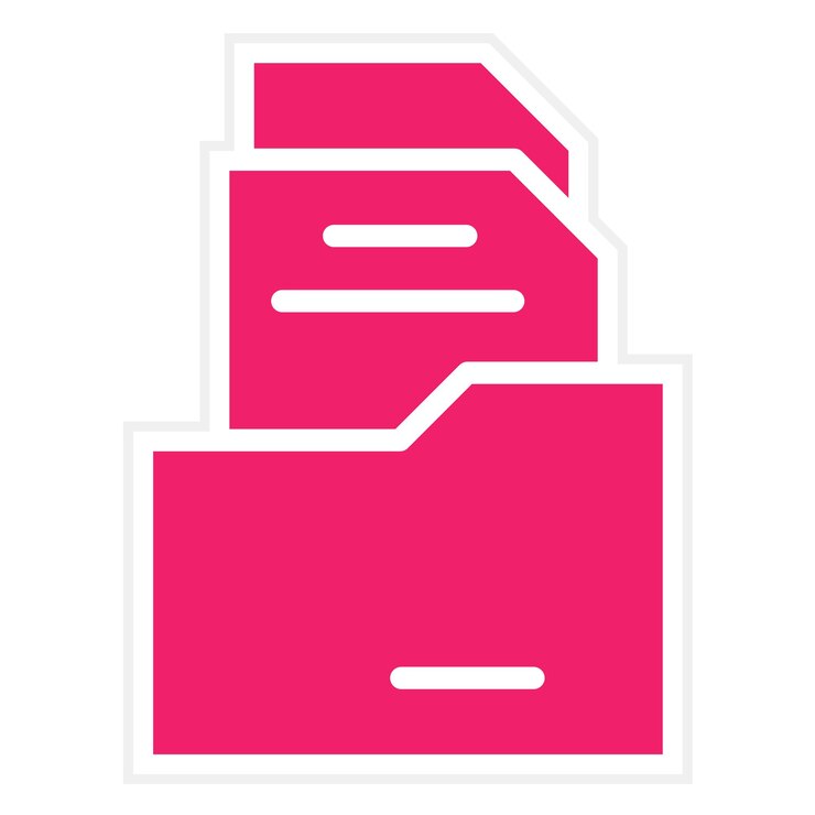 Vector vector design documents management icon style