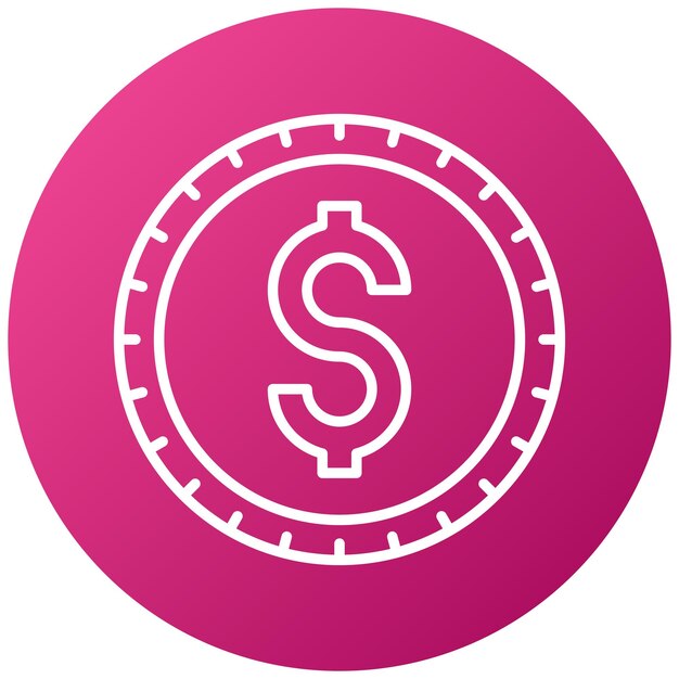 Vector Design Dollar Icon Style