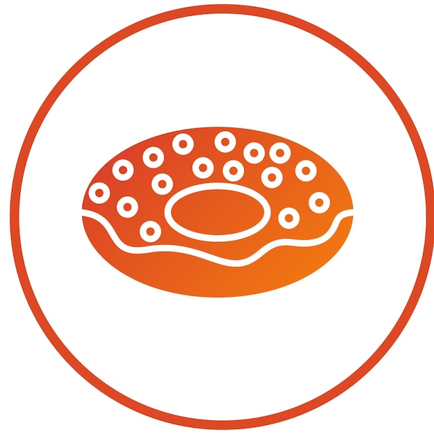 Vector vector design donut icon style