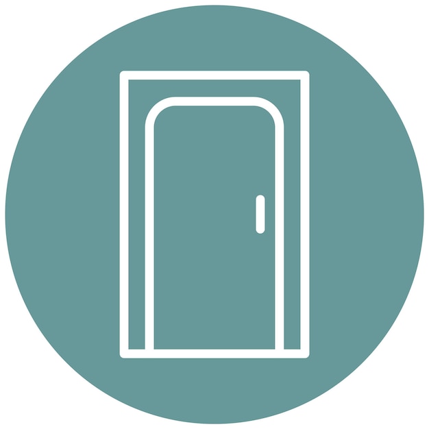 Vector Design Door Icon Style