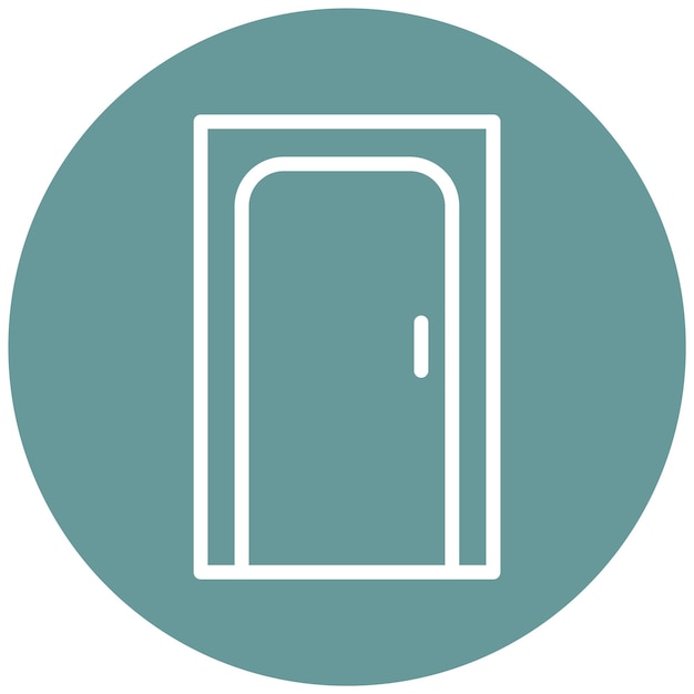 Vector Design Door Icon Style