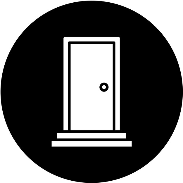 vector design door icon style