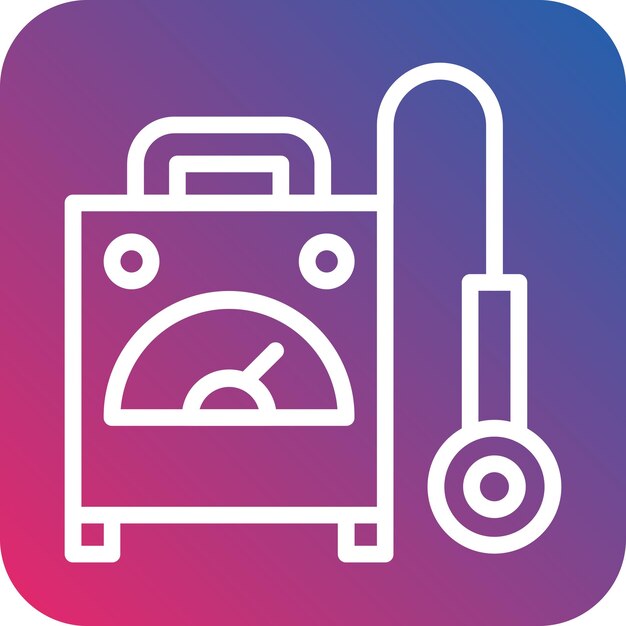 Vector vector design dosimeter icon style