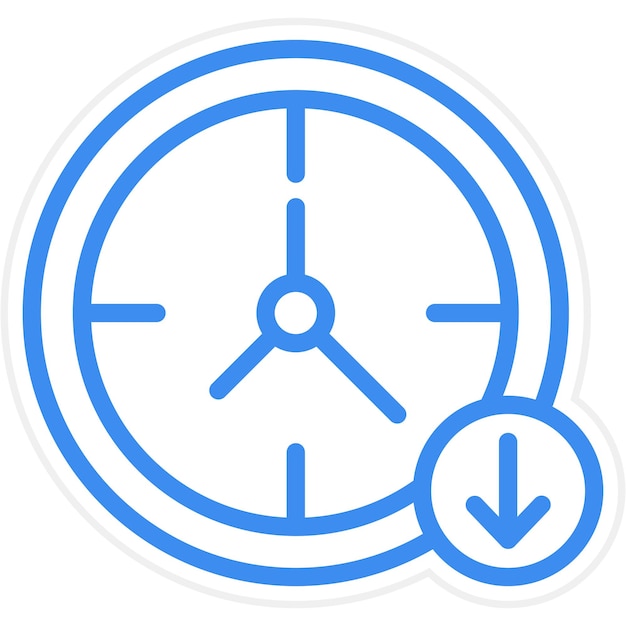 Vector vector design downtime icon style