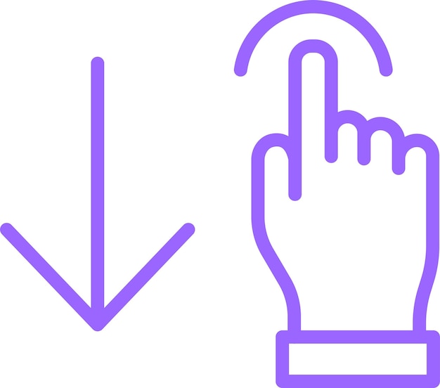 Premium Vector | Vector Design Drag Gesture Icon Style