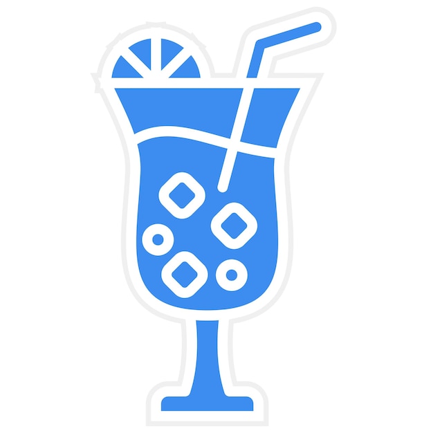 Vector vector design drank icon stijl