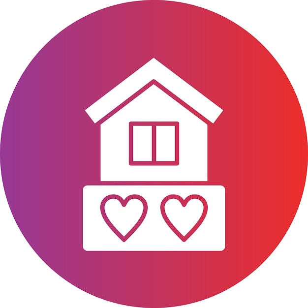 Vector Design Dream House Icon Stijl