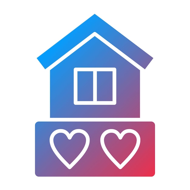 Vector Design Dream House Icon Stijl