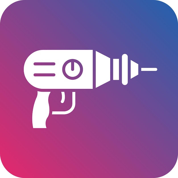 Vector Design Drill Machine Icon Style