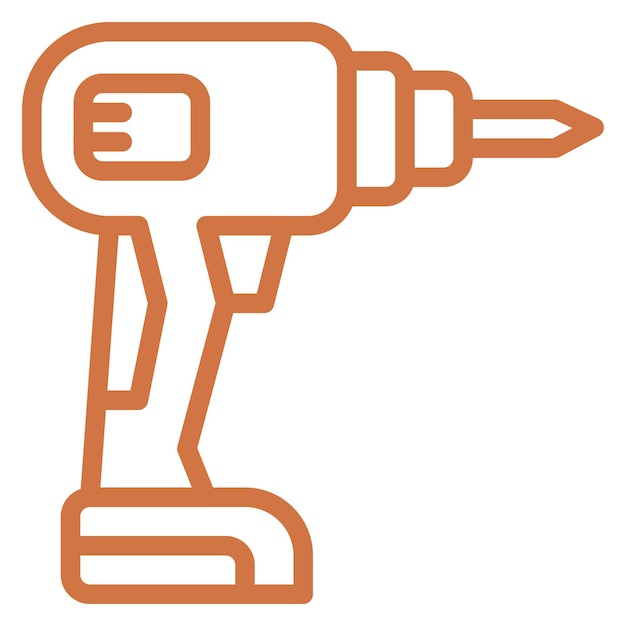 Vector vector design drilling machine icon style