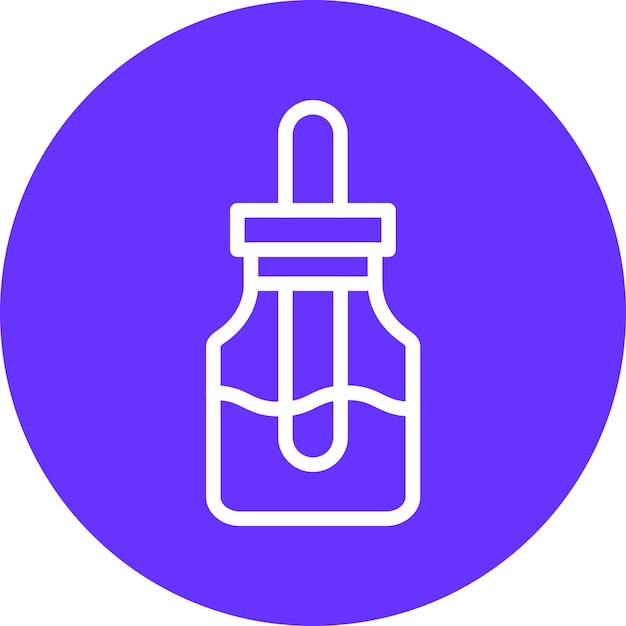 Vector Design Dropper Bottle Icon Style