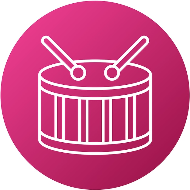 Vector design drum icon style