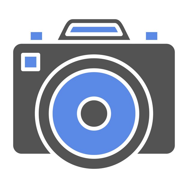 Vector Design Dslr Camera Icon Stijl