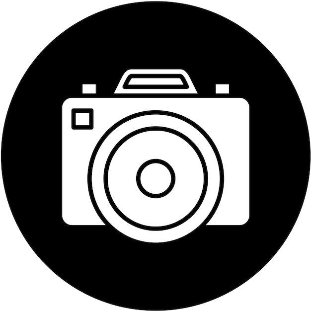 Vector Design Dslr Camera Icon Stijl