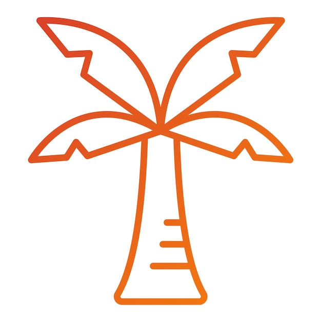 Vector vector design dubai tree icon style