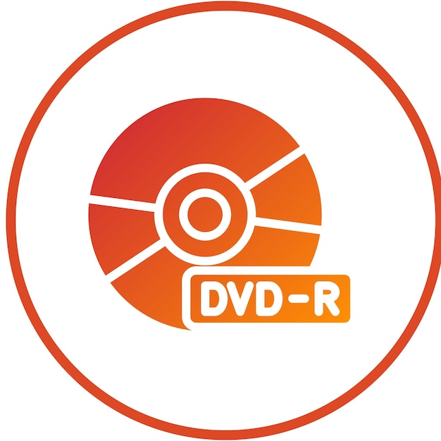 Vector vector design dvdr icon style