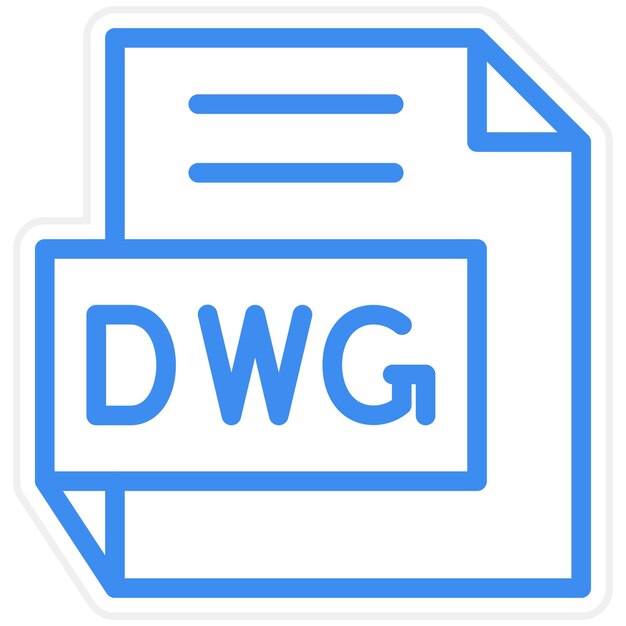 Vector vector design dwg icon style