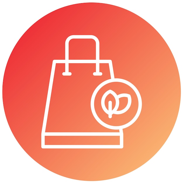 Vector Design Eco Bag Icon Style
