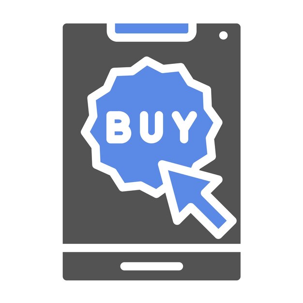 터 디자인 eCommerce 버튼 아이콘 스타일