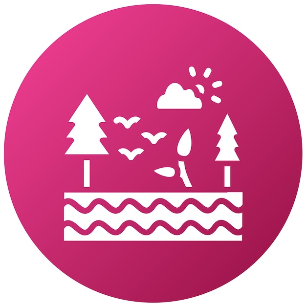 Vector vector design ecosystem icon style