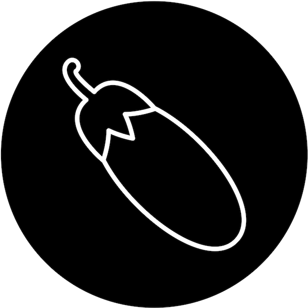 Vector vector design eggplant icon style