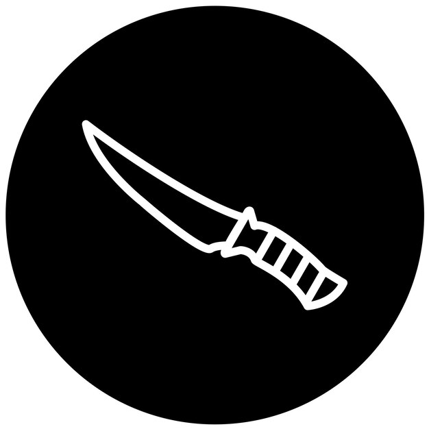 Vector Design Electric Fillet Knife Icon Style