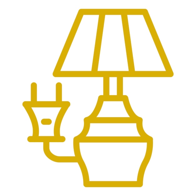Vector vector design electric lamp icon style