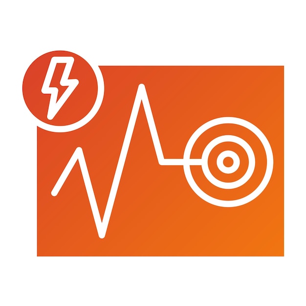 Vector Design Electrical Sensor Icon Style