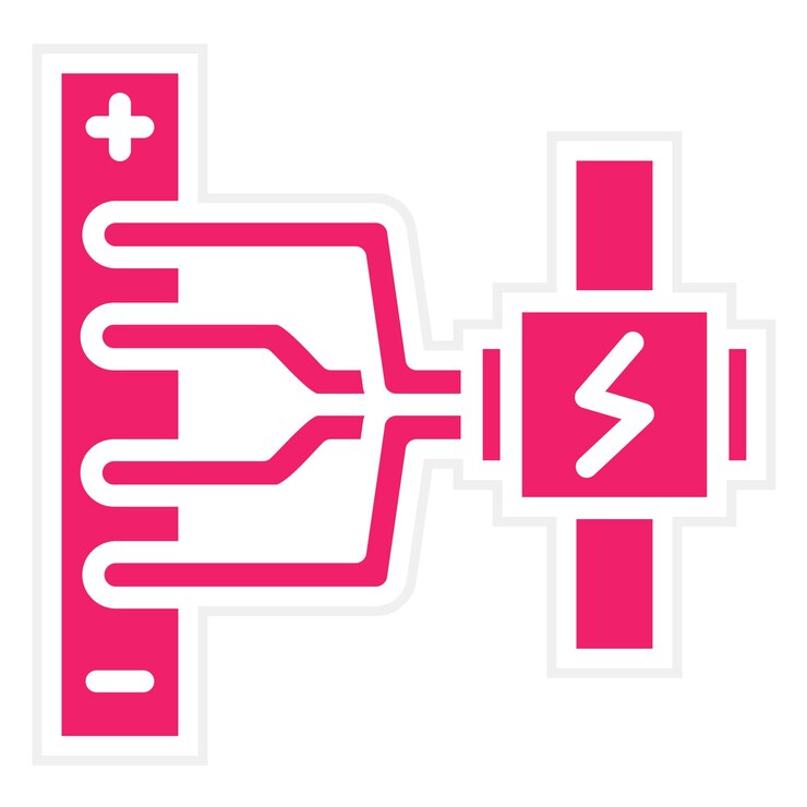 Vector vector design electrical wiring icon style
