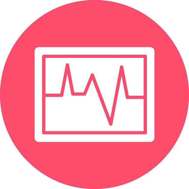 Vector design electrocardiogram icon style