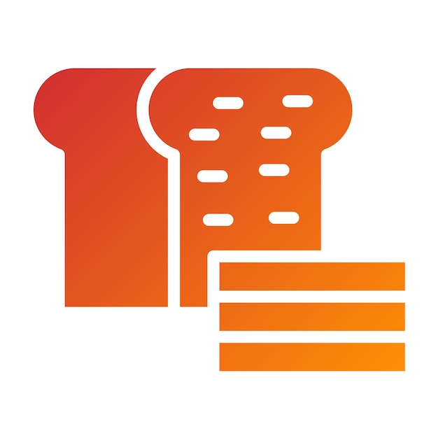 Vector Design Elektrische Brood Slicer Icon Stijl