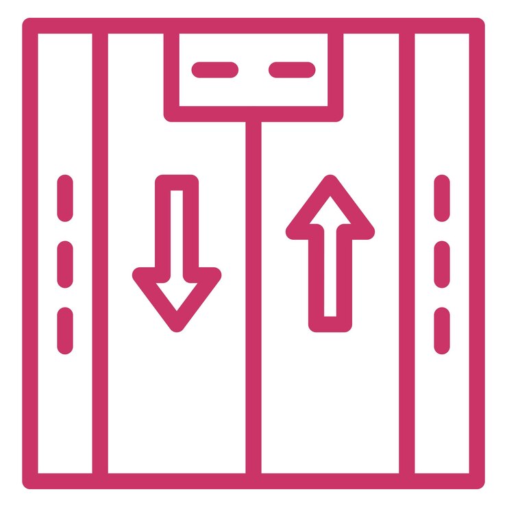 Vector vector design elevator icon style
