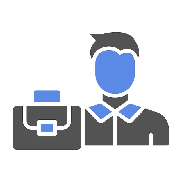 Vector Design Employee Icon Style