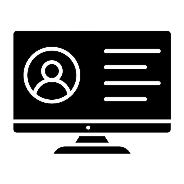 Vector Design Employment Online Service Icon Style