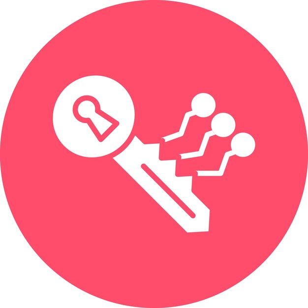 Vector Design Encryption Icon Style