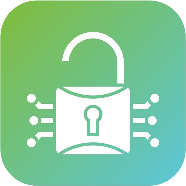 vector design encryption icon style