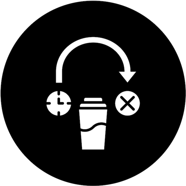 Vector vector design end of life disposal icon style