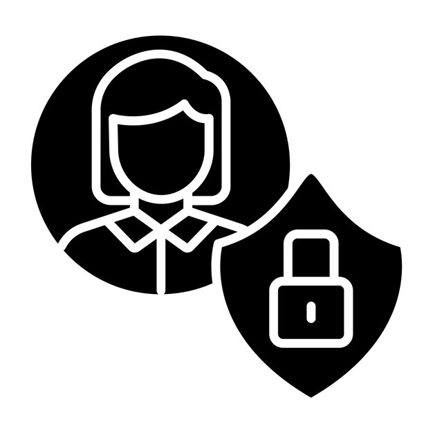 Vector Design End User Privacy Icon Style