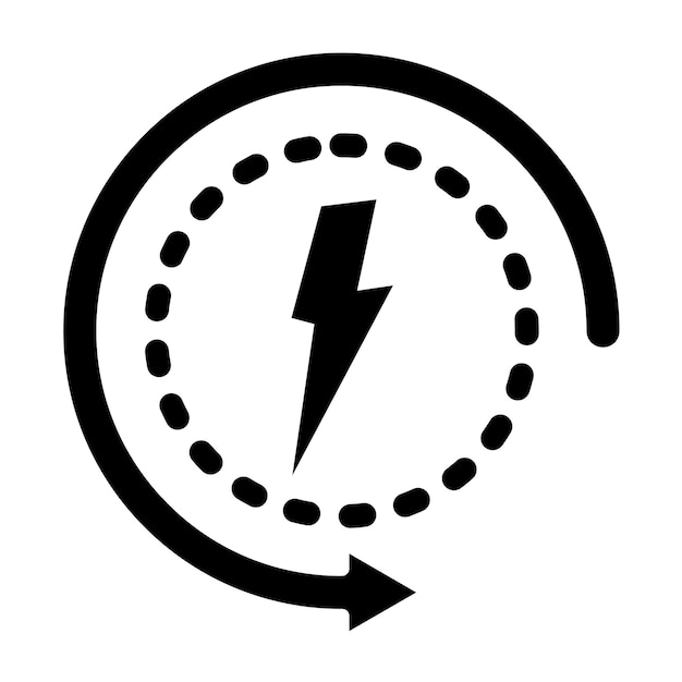 Vector Design Energy Consumption Icon Style