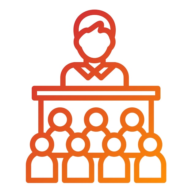 Vector Design Engagement Hub Icon Stijl