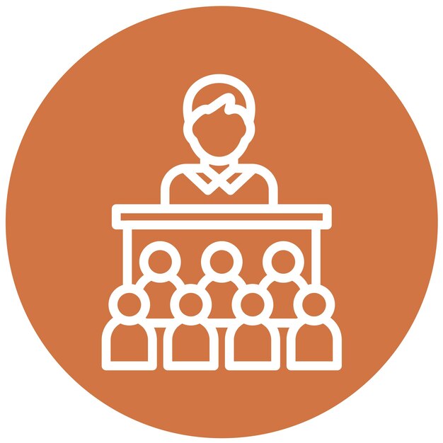 Vector Design Engagement Hub Icon Stijl