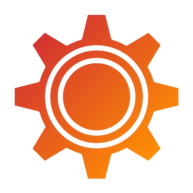 Vector Design Engine Block Icon Stijl