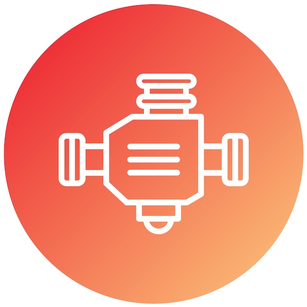 Vector Design Engine Icon Style