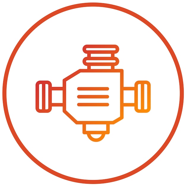 Vector Design Engine Icon Style