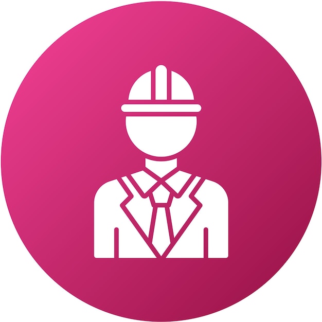 Vector Design Engineer Mannelijke Icon Style