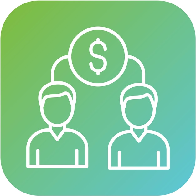 Vector Design Equity Crowdfunding Icon Stijl