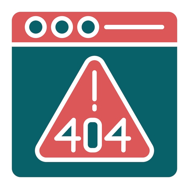 터 디자인 오류 404 아이콘 스타일