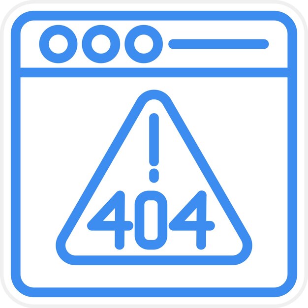 터 디자인 오류 404 아이콘 스타일