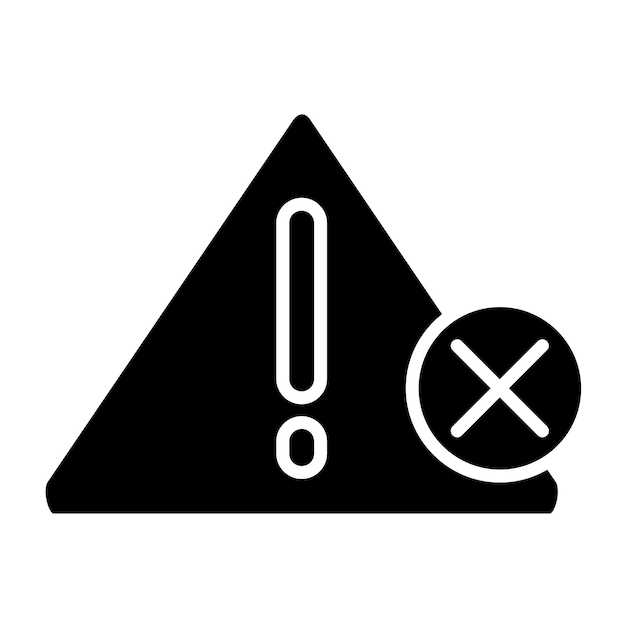 Vector Design Error Icon Style